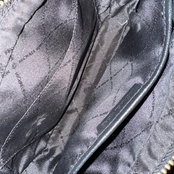 Michael Kors Black Textured Crossbody Bag - Picture 4 of 5
